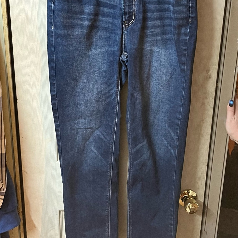 Time and Tru Dark Blue Straight Jeans